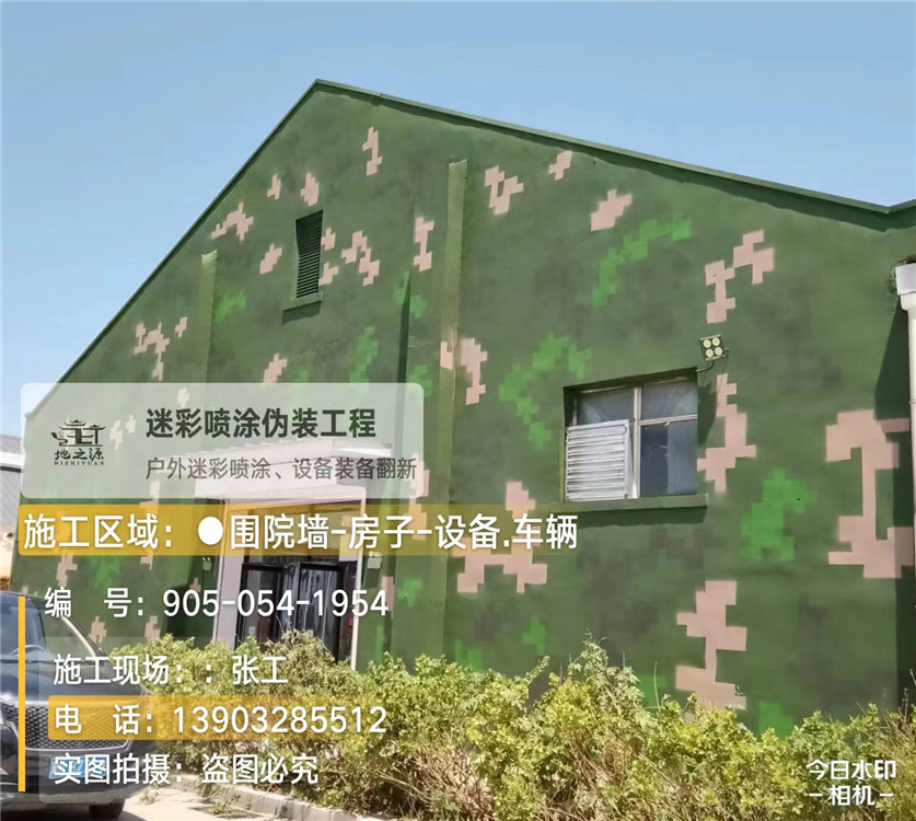 石嘴山外墙数码迷彩漆施工报价清单(100㎡标准墙面测算)