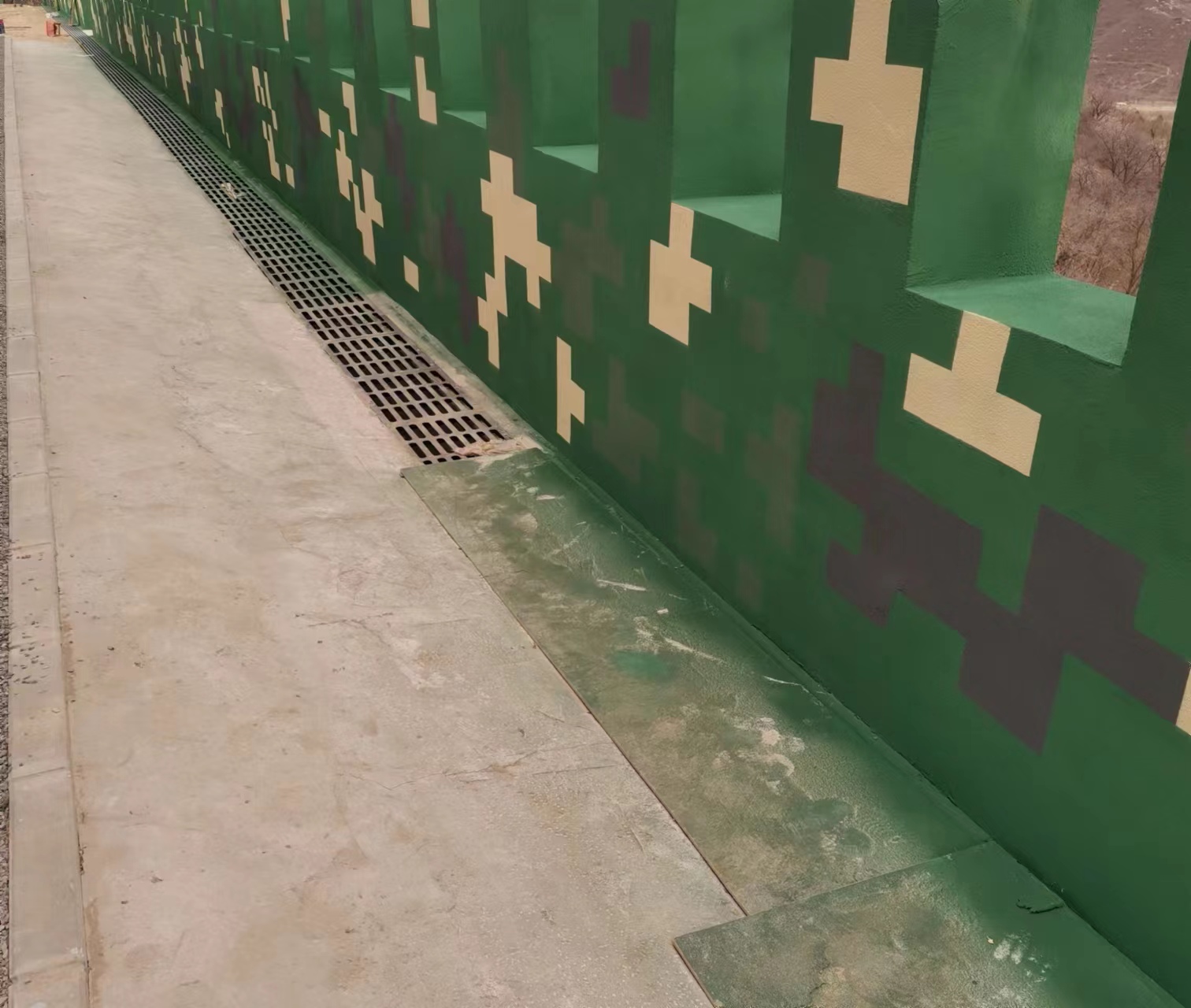 石嘴山围墙迷彩喷涂,数迷彩漆