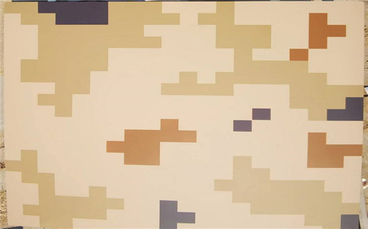 石嘴山荒漠迷彩漆喷涂